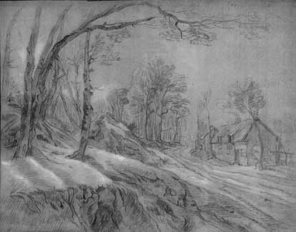 FOUQUIER Jacques - Flemish - 17 th century - Winter landscape